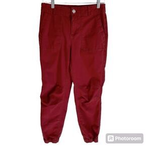 Loft women’s chino joggers size‎ 4 rust color